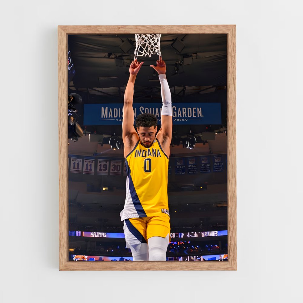 ap-indiana pacers-9 cadre Bois clair