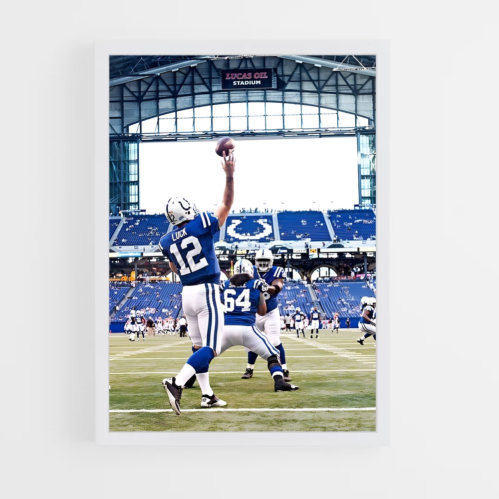 ap-indianapolis colts-2 cadre Blanc