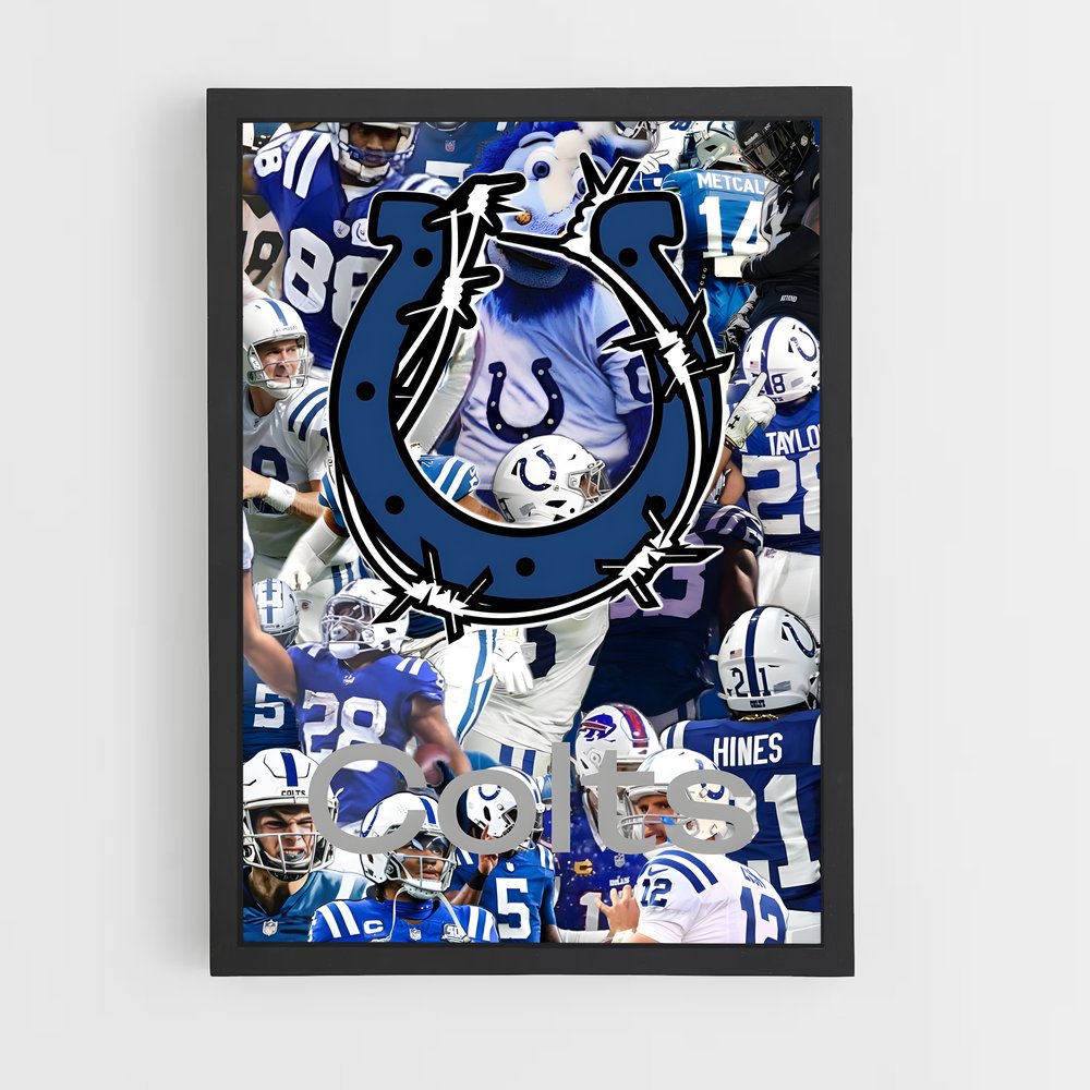 ap-indianapolis colts-3 cadre Noir