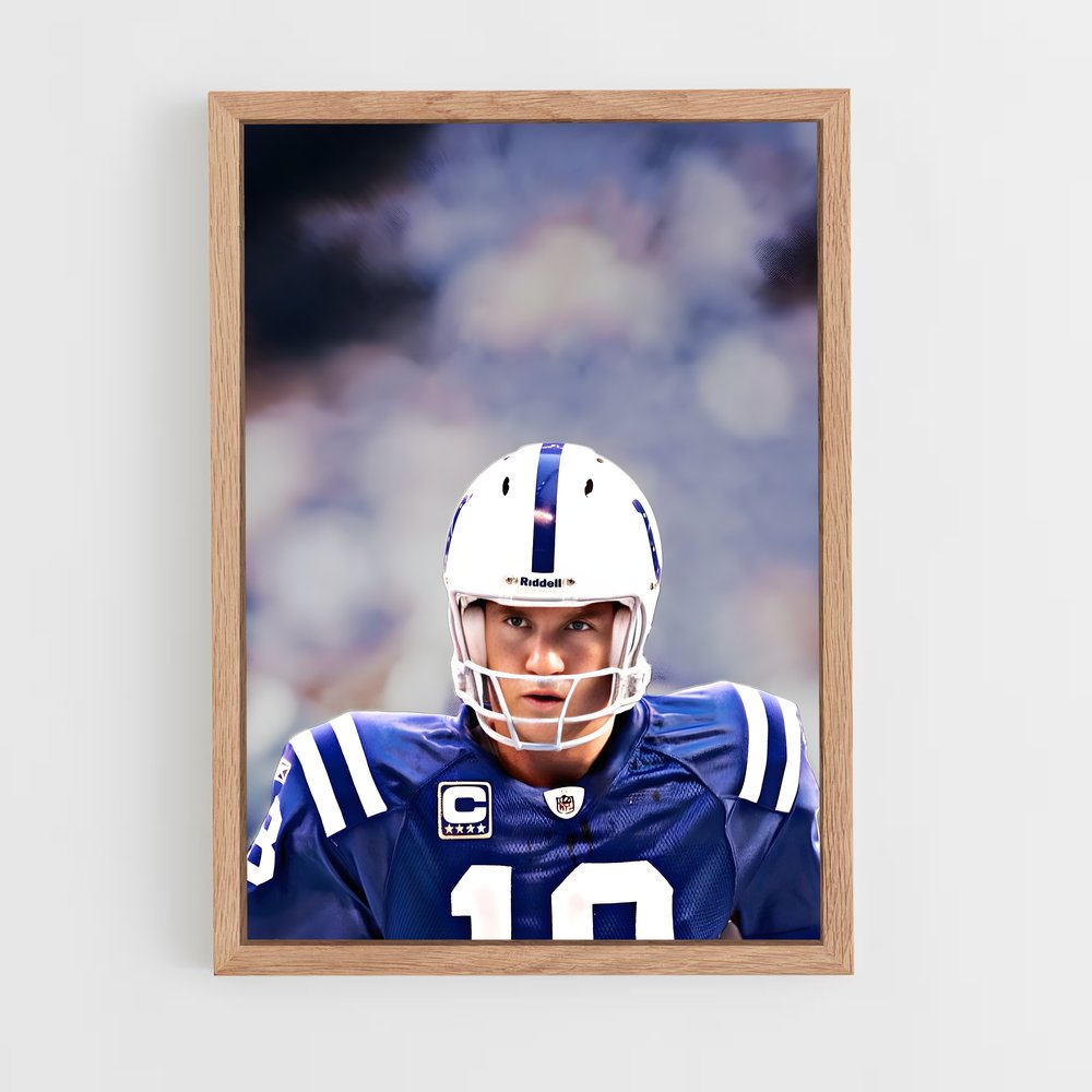 ap-indianapolis colts-7 cadre Bois clair