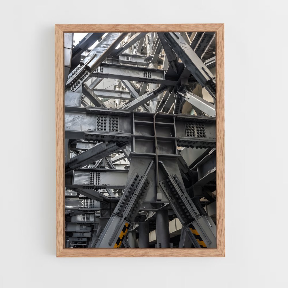 ap-industrial architecture-3 cadre Bois clair
