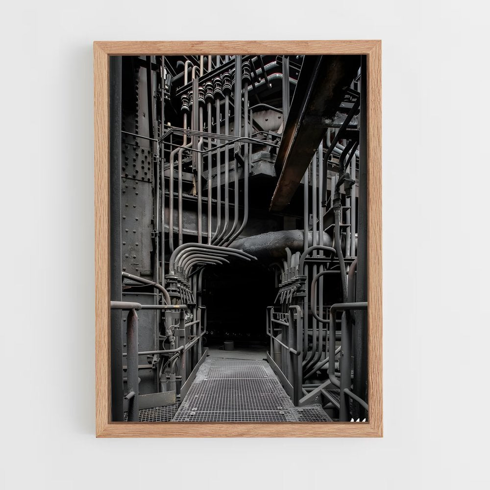 ap-industrial architecture-7 cadre Bois clair