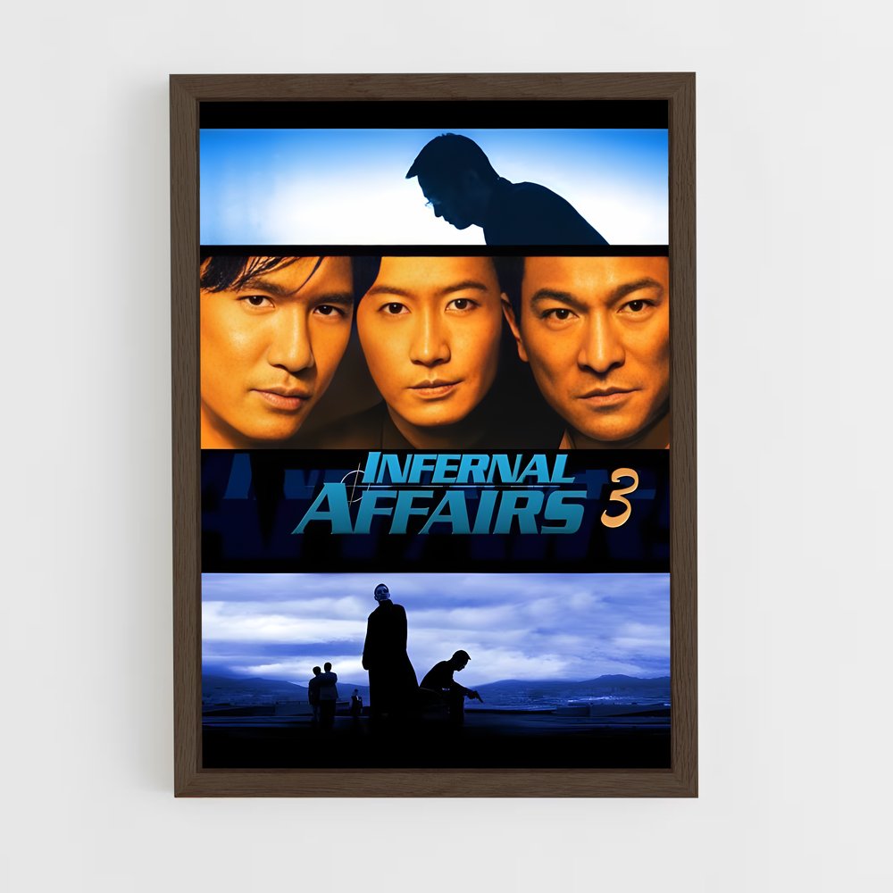 ap-infernal affairs-4 cadre Bois foncé