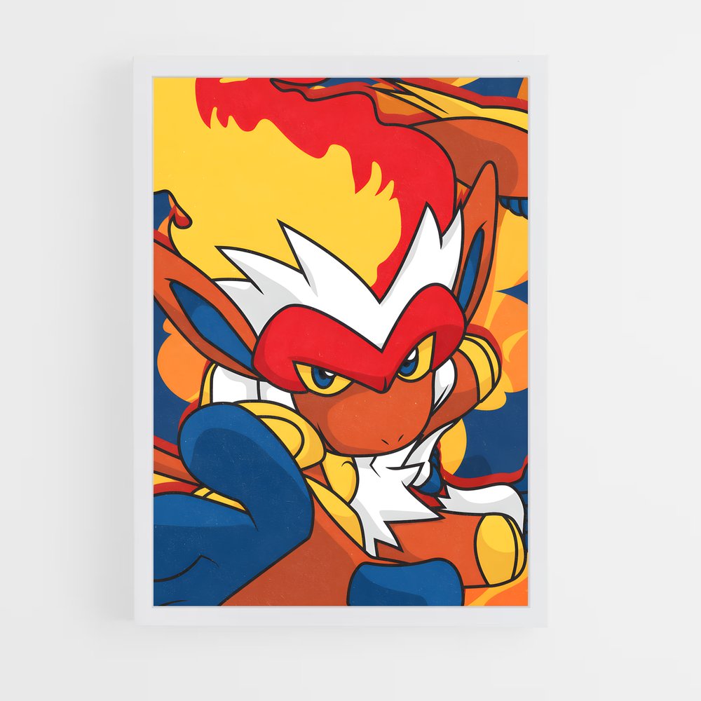 ap-infernape-3 cadre Blanc