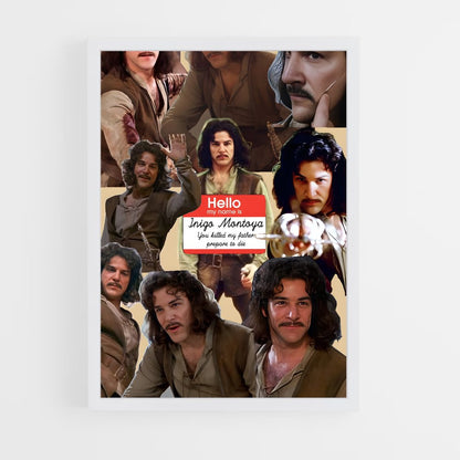 ap-inigo montoya-2 cadre Blanc