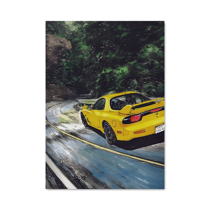 Poster Route Jaune