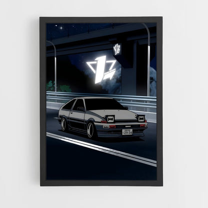 ap-initial d-6 cadre Noir