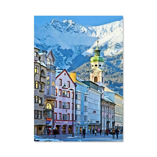 Poster Alpes Inoubliables