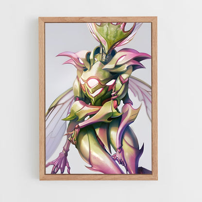ap-insectoid alien-1 cadre Bois clair