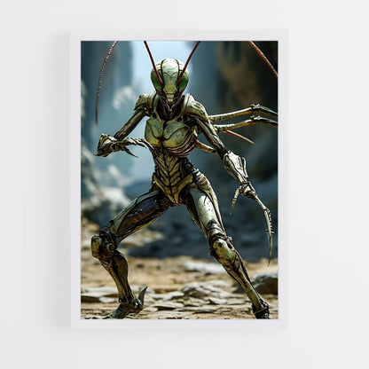 ap-insectoid alien-4 cadre Blanc