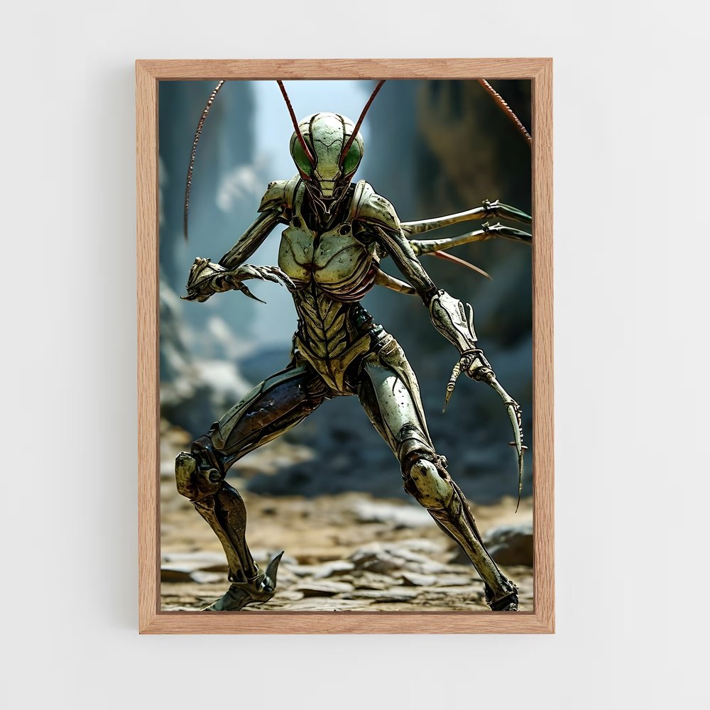 ap-insectoid alien-4 cadre Bois clair