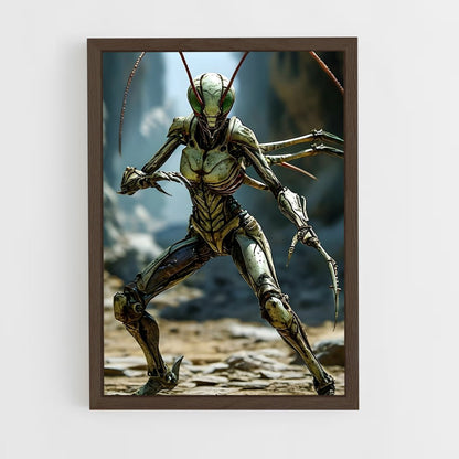 ap-insectoid alien-4 cadre Bois foncé