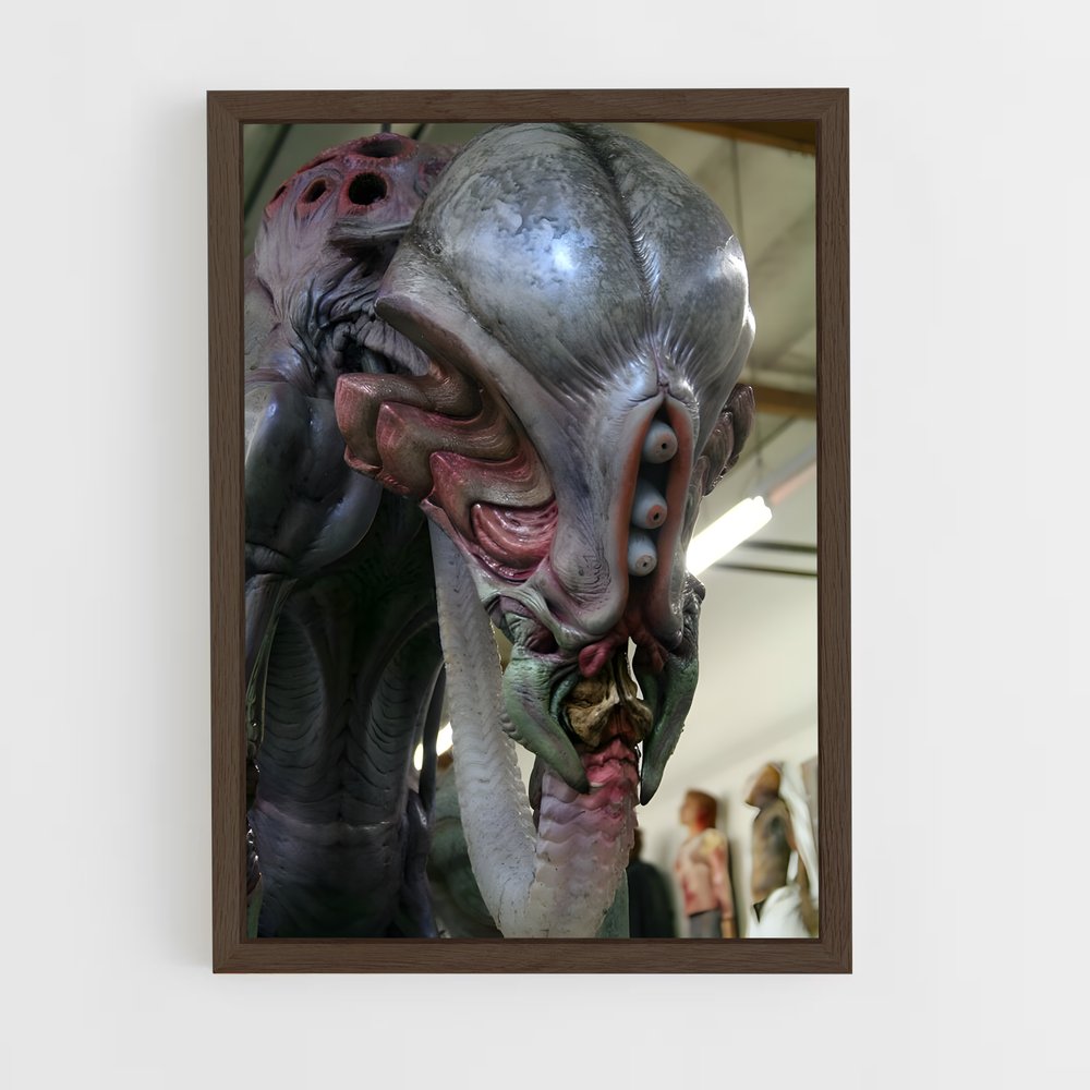 ap-insectoid alien-5 cadre Bois foncé