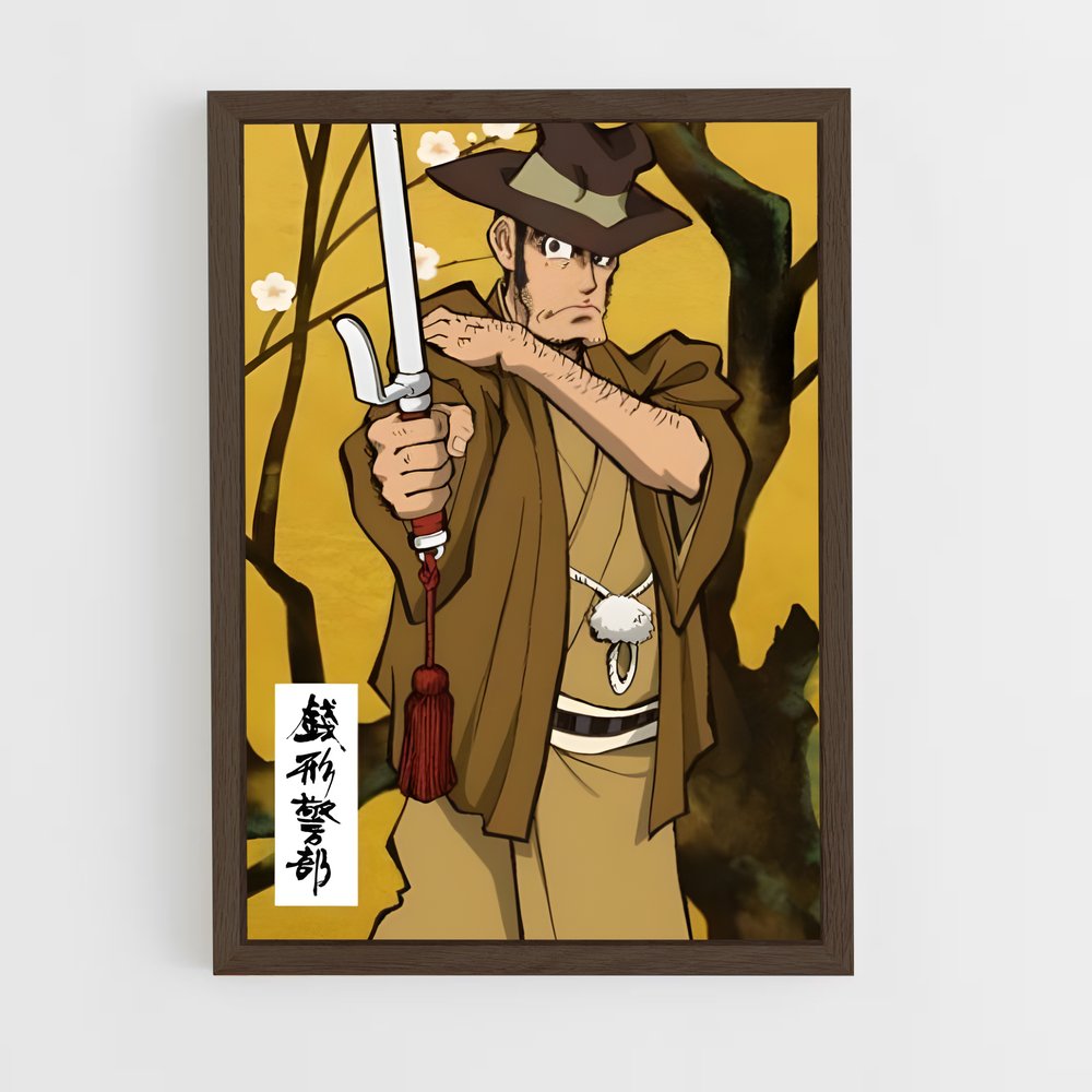 ap-inspector zenigata-3 cadre Bois foncé