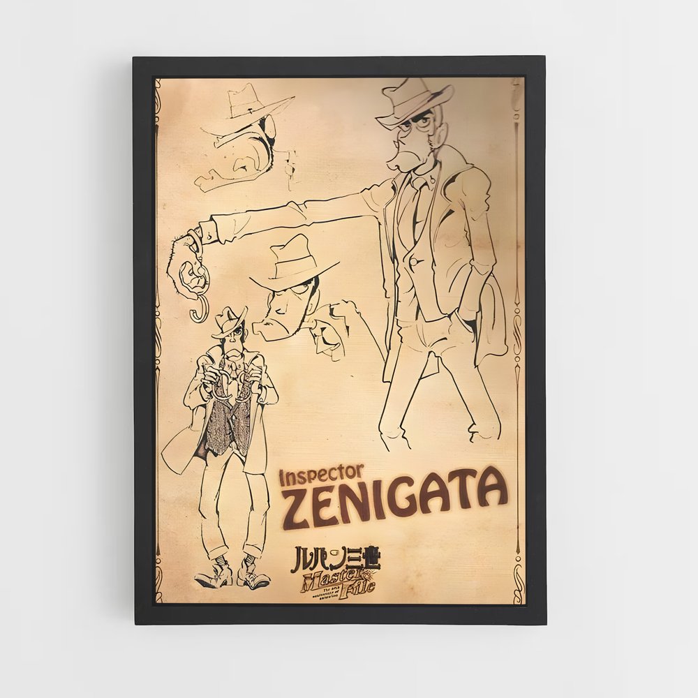 ap-inspector zenigata-5 cadre Noir