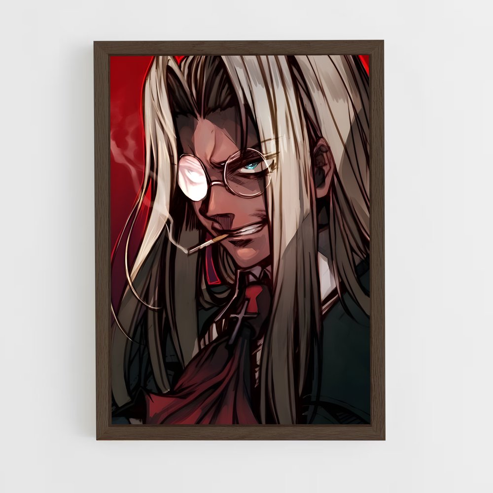ap-integra hellsing-3 cadre Bois foncé