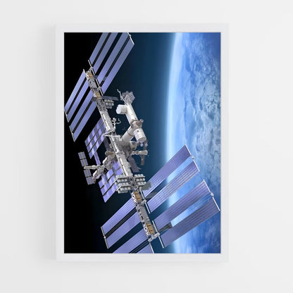 ap-international space station iss-3 cadre Blanc