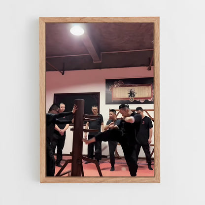 ap-international wing chun organization-2 cadre Bois clair