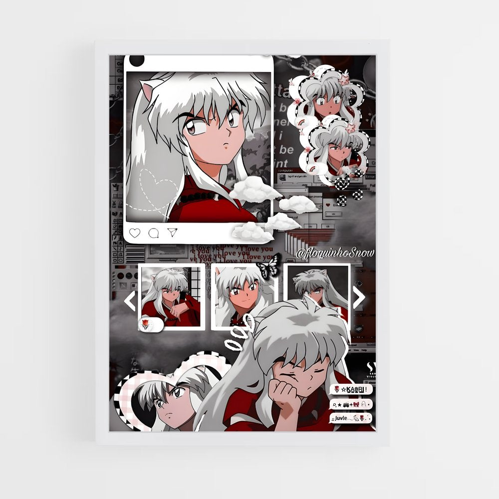 ap-inuyasha-1 cadre Blanc