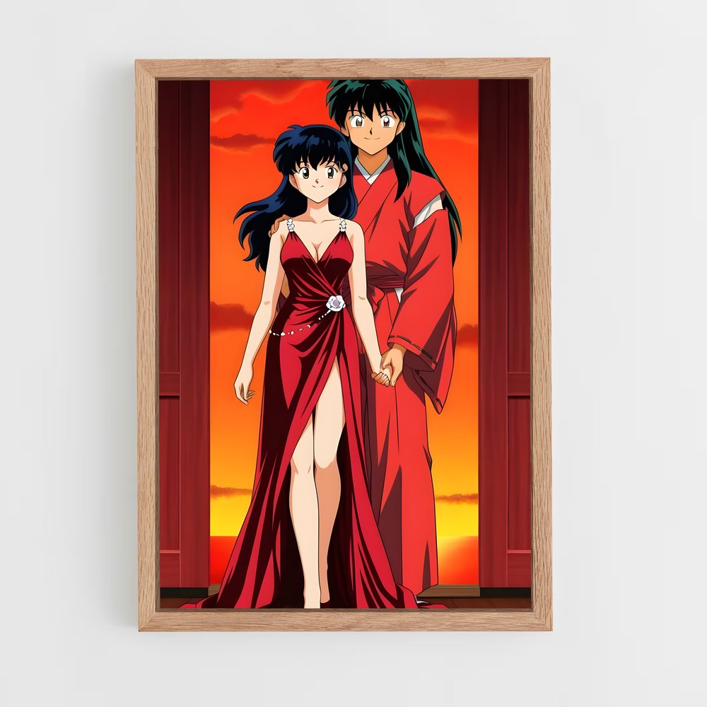 ap-inuyasha-2 cadre Bois clair