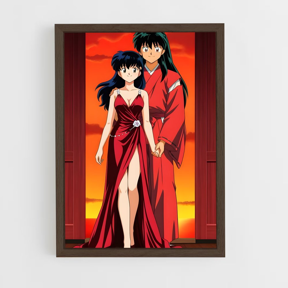 ap-inuyasha-2 cadre Bois foncé