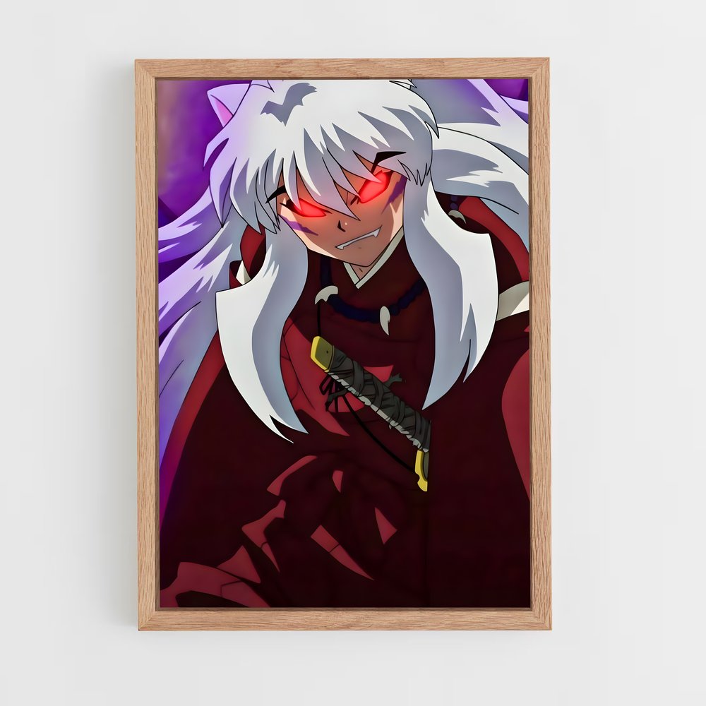 ap-inuyasha half demon-1 cadre Bois clair