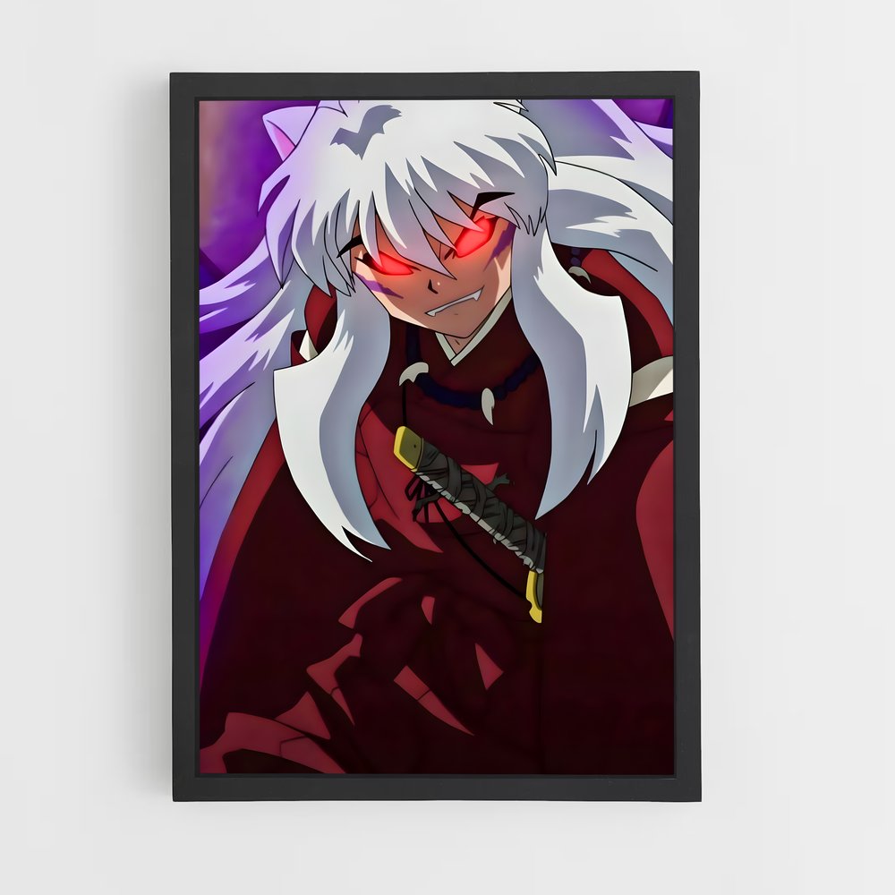 ap-inuyasha half demon-1 cadre Noir