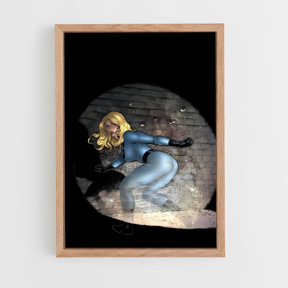 ap-invisible woman sue storm-1 cadre Bois clair
