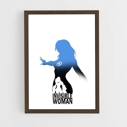 ap-invisible woman sue storm-2 cadre Bois foncé