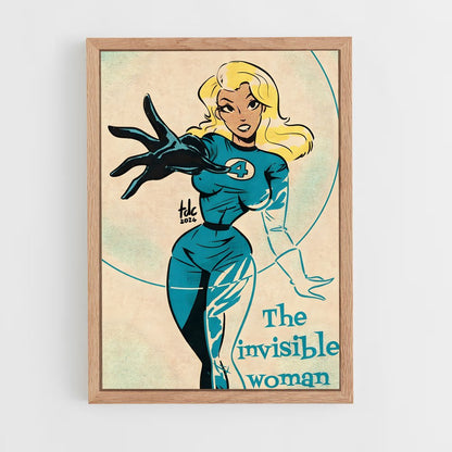 ap-invisible woman sue storm-4 cadre Bois clair