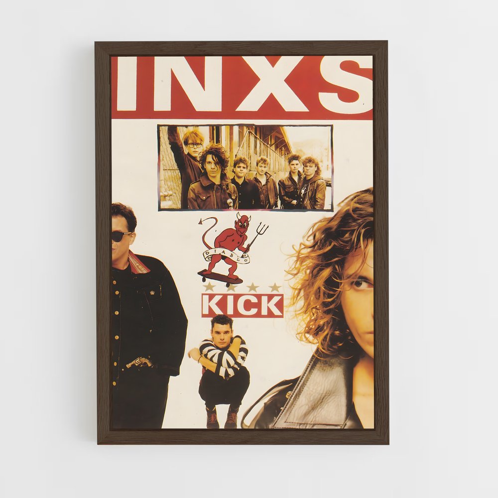 ap-inxs-3 cadre Bois foncé
