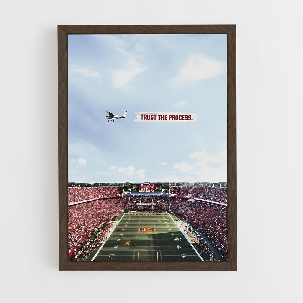 ap-iowa state cyclones-1 cadre Bois foncé