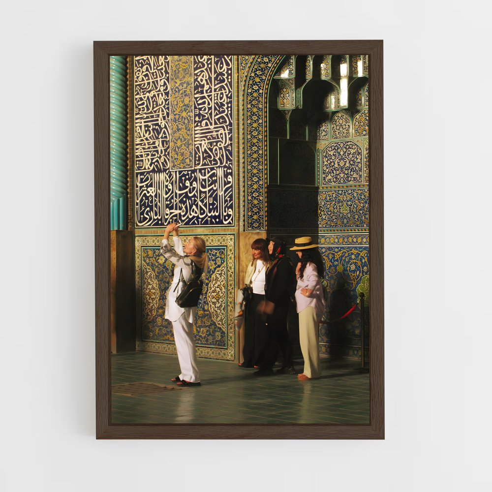 ap-iran-13 cadre Bois foncé