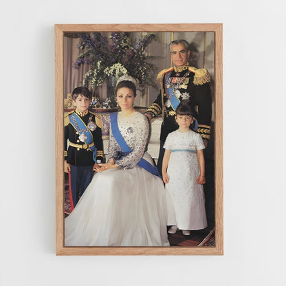 ap-iranian royal family-1 cadre Bois clair