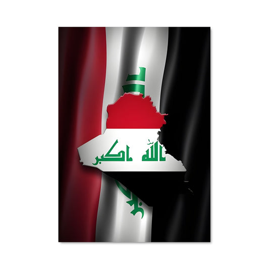 Poster Iraq flag 85471