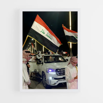 ap-iraq flag-1 cadre Blanc