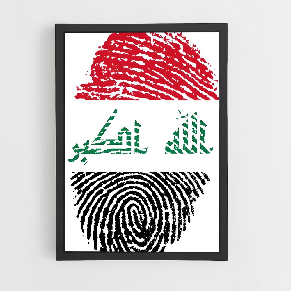 ap-iraq flag-8 cadre Noir