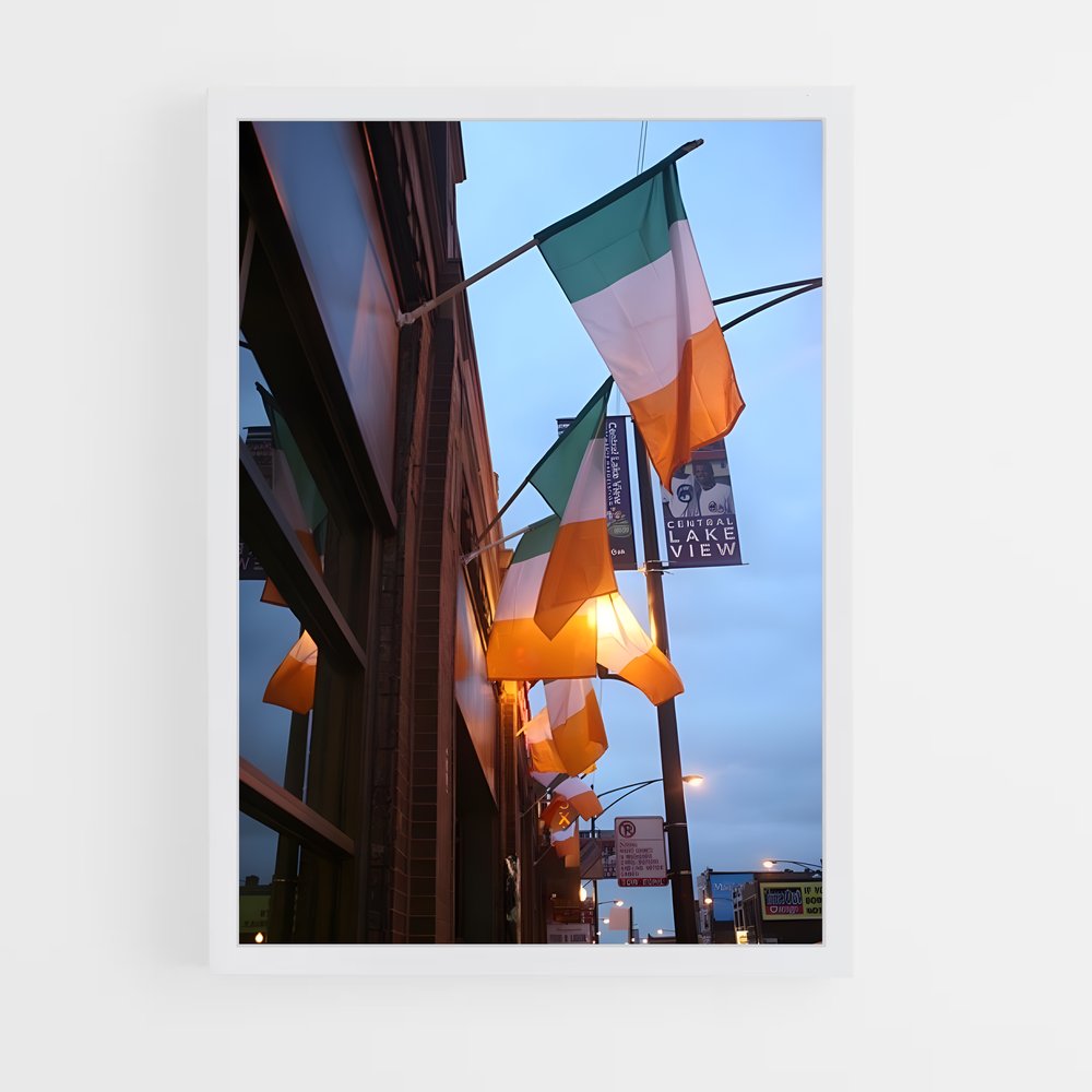 ap-ireland flag-1 cadre Blanc