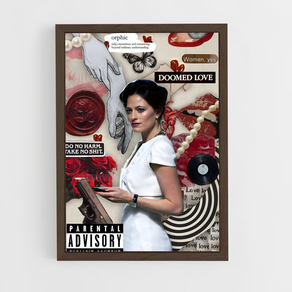 ap-irene adler-3 cadre Bois foncé