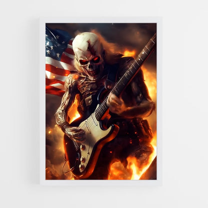 ap-iron maiden-2 cadre Blanc