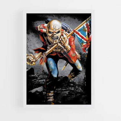 ap-iron maiden-4 cadre Blanc