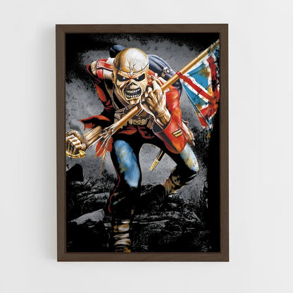 ap-iron maiden-4 cadre Bois foncé