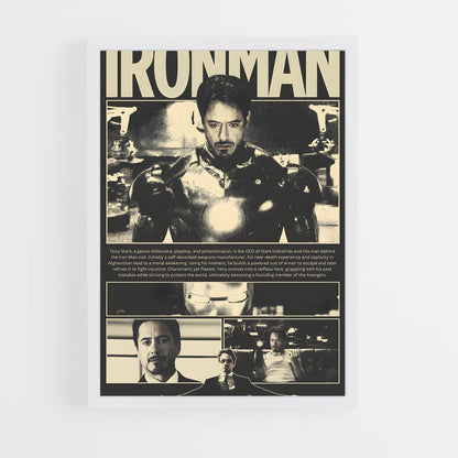 ap-iron man-1 cadre Blanc