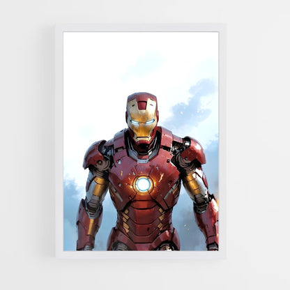 ap-iron man-9 cadre Blanc