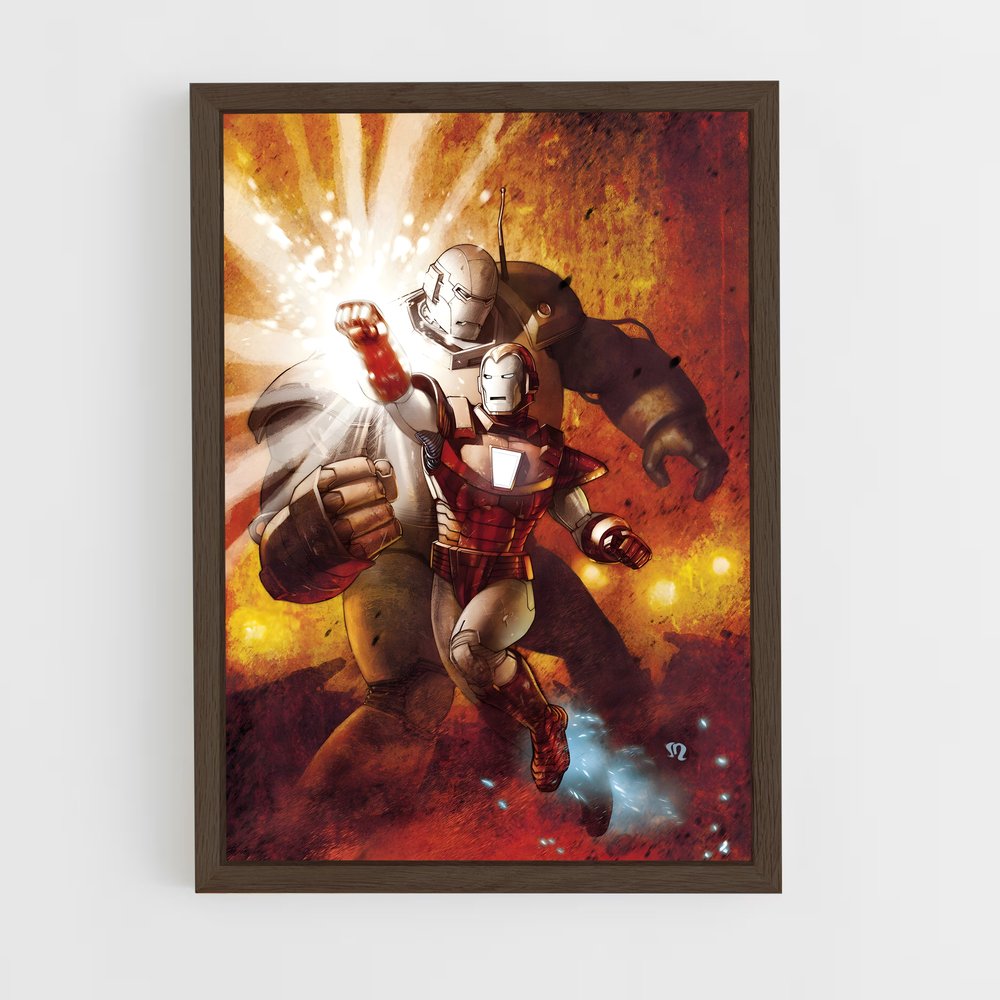 ap-iron monger-6 cadre Bois foncé