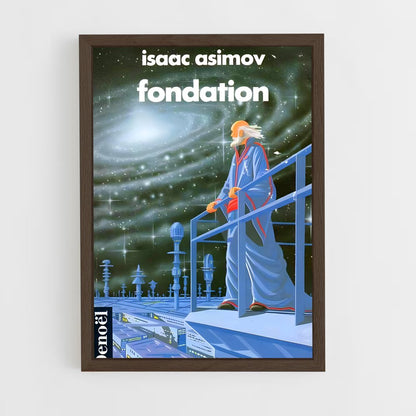 ap-isaac asimov-4 cadre Bois foncé