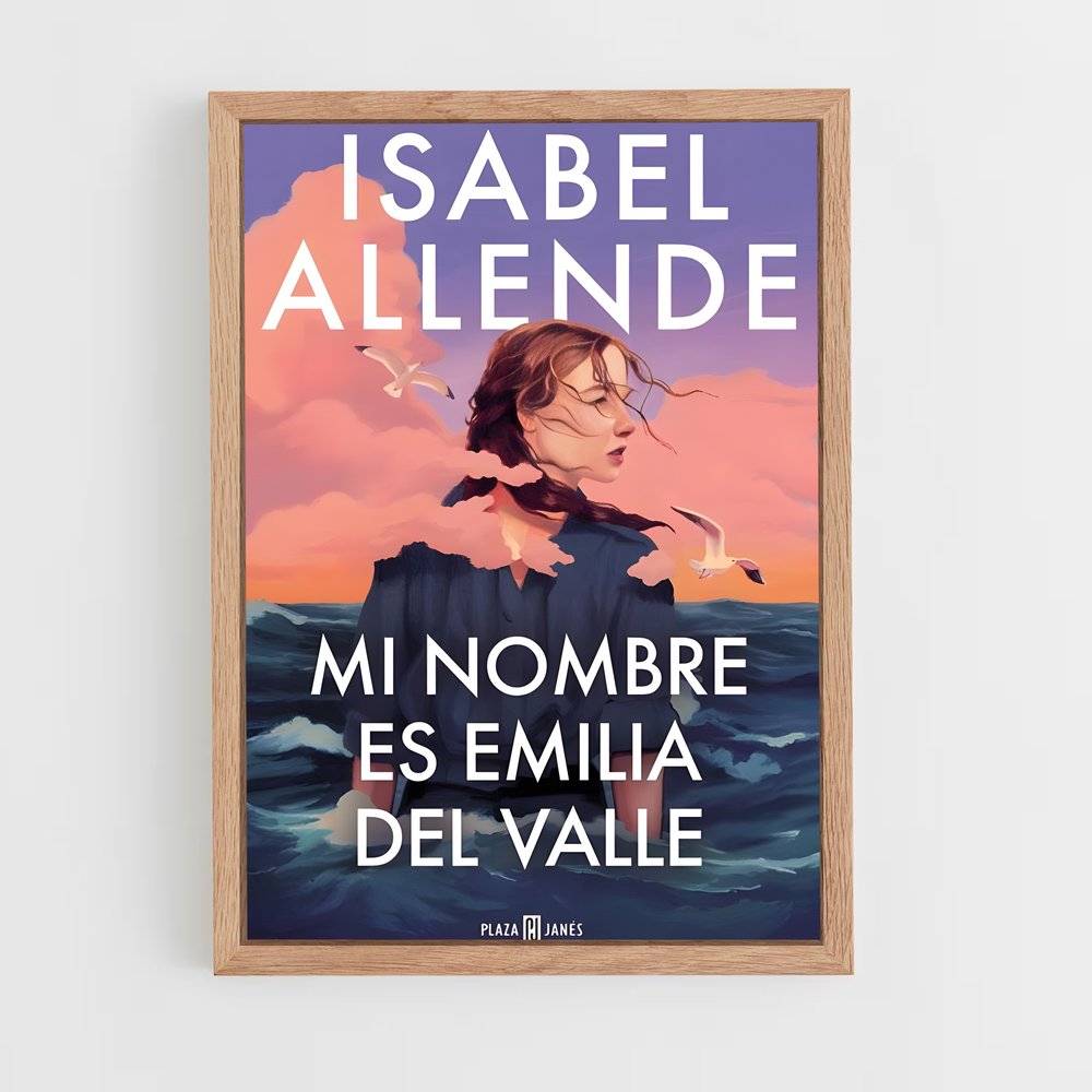 ap-isabel allende-3 cadre Bois clair