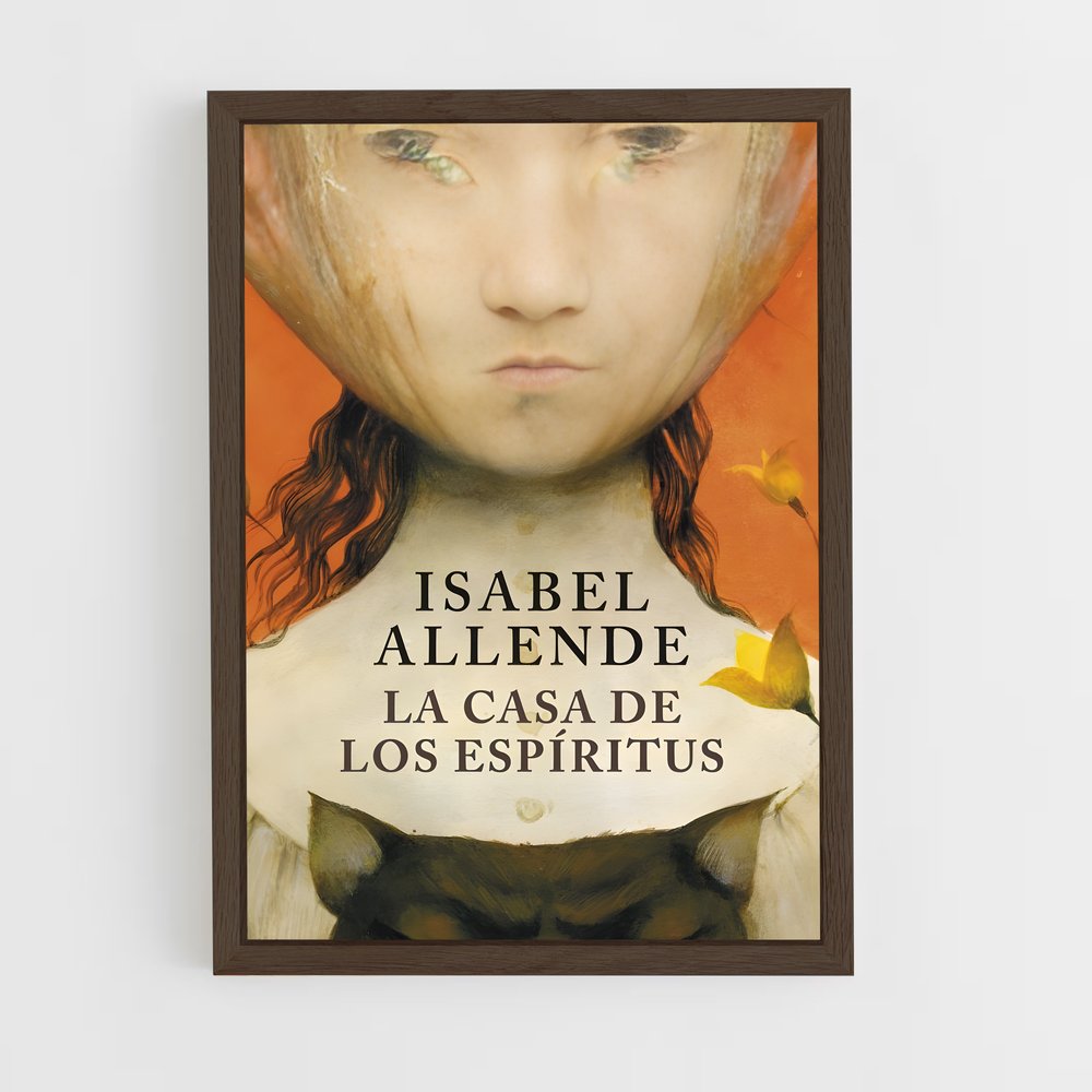 ap-isabel allende-5 cadre Bois foncé