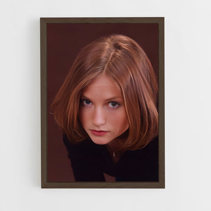 ap-isabelle huppert-10 cadre Bois foncé