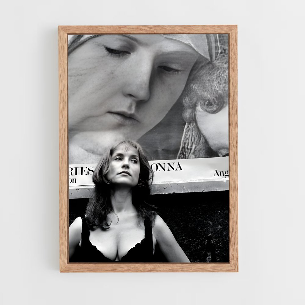 ap-isabelle huppert-2 cadre Bois clair